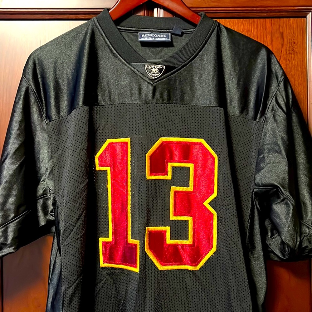 Renegade NFL SF 49ers Mr Irrelevant last pick now QB1 Black Jersey with red #13!